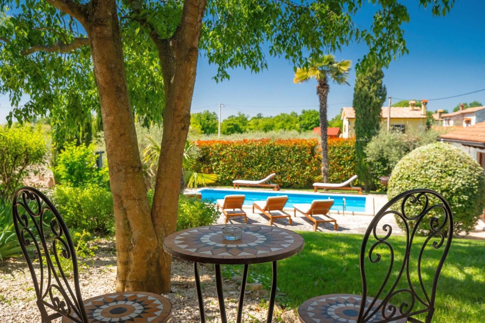 Rustic Villa Cehici With Pool In Sveti Lovrec Jehnici Buitenkant foto