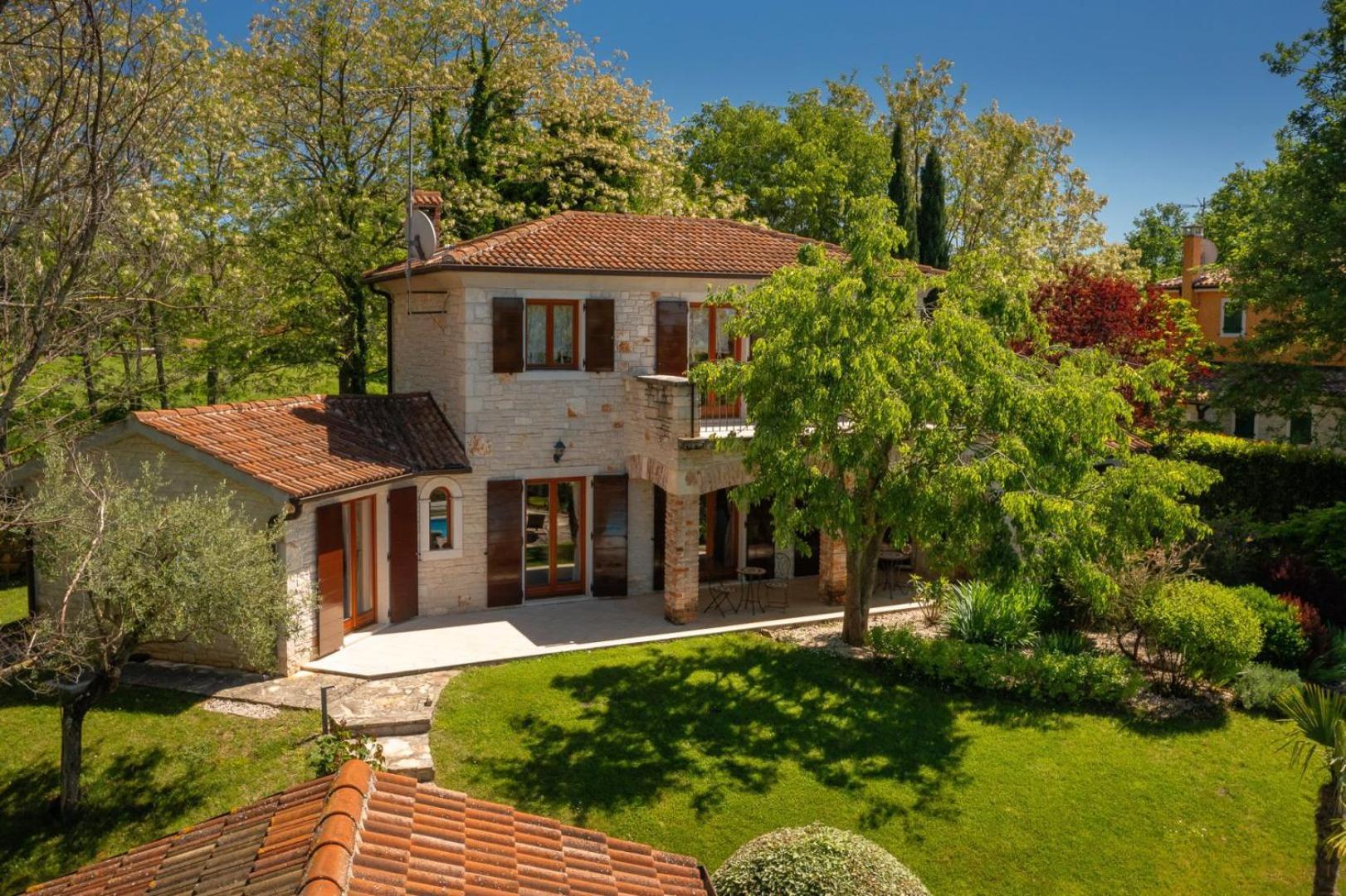 Rustic Villa Cehici With Pool In Sveti Lovrec Jehnici Buitenkant foto